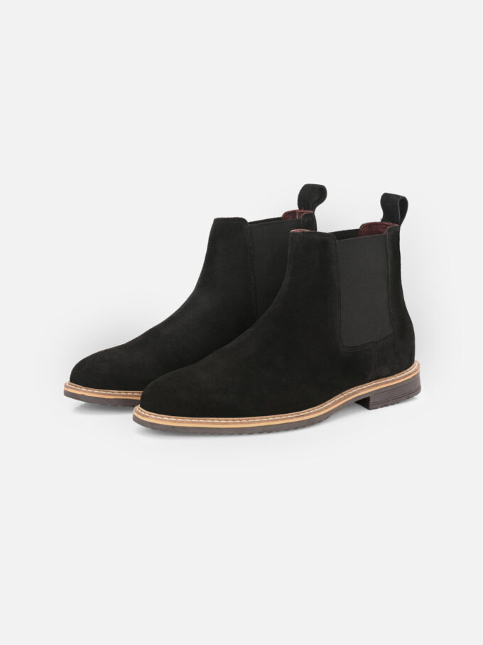 Suede Chelsea Black3